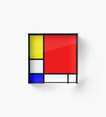 Bloque acrílico Homenaje a Mondriaan