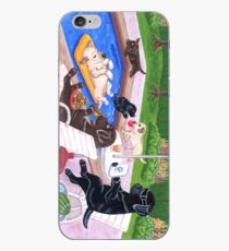 Vinilo o funda para iPhone Pool Party Labradors 2