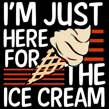 Scoop There It is Funny Ice Cream Sticker for Sale by OSJtshirt