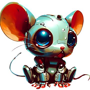 Robo-Mouse! Sticker for Sale by kukamatsu