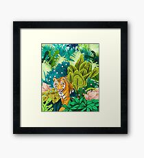 Jungle Tiger Framed Print