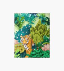 Jungle Tiger Art Board Print