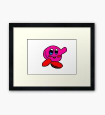 happy kirby Framed Print