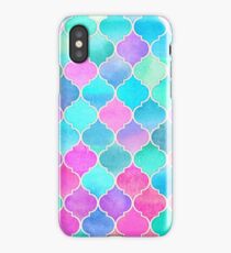 Bright Moroccan Morning - pretty pastel color pattern iPhone Case/Skin