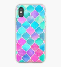 Bright Moroccan Morning - pretty pastel color pattern iPhone Case