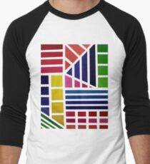 Acrylic Rainbow Men's Baseball ¾ T-Shirt