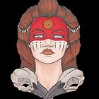 « guerrier / Indienne / I corbeau crânes. » par Galbrin