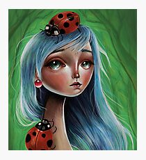 Miss Lady Bug Photographic Print
