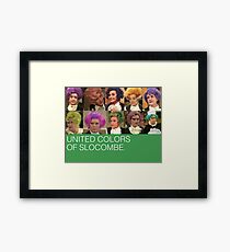 Mrs Slocombe Framed Print