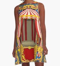 Karneval Zirkus Vintage A-Linien Kleid