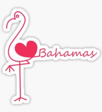 I love Bahamas Sticker