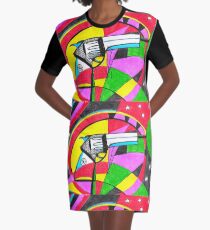 Vestido camiseta DISPAROS EN LA NOCHE ESTRELLADA