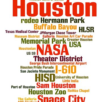 Houston Space City Magnet | American made magnets