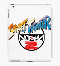 Street Fighter Alpha 2 Logo iPad Case/Skin
