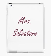 Mrs. Salvatore iPad Case/Skin