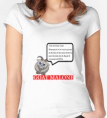 Goat malone Women's Fitted Scoop T-Shirt