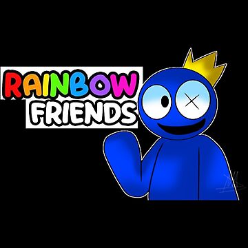 Blue Rainbow friends sticker Sticker by SebasthianStore