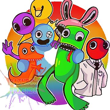 rainbow friends game  Art Print for Sale by zedekilesser45
