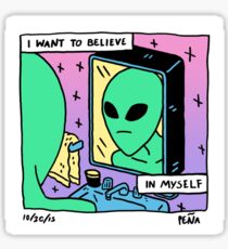 i want to believe in myself Sticker