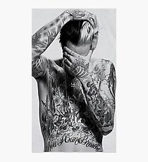 Jesse Rutherford Drawing Photographic Print