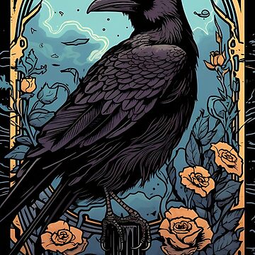 Copy of Death Crow Poster for Sale by MonkeDesigns | Redbubble