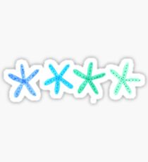 blue starfish Sticker