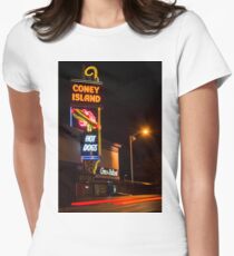 The Famous Coney Island In Worcester Women's Fitted T-Shirt