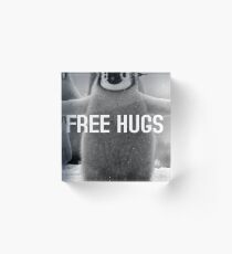 Free Hugs Acrylic Block