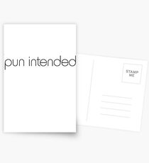(pun intended) Postcards
