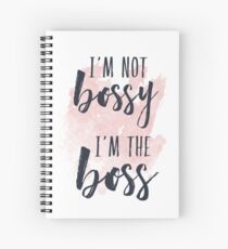 Ich bin nicht Bossy, ich bin der Boss Spiralblock