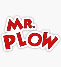 Mr. Plow Sticker