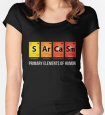 Sarcasm Mendeleev Humor Periodic Elements Women's Fitted Scoop T-Shirt