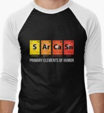 Sarcasm Mendeleev Humor Periodic Elements Men's Baseball ¾ T-Shirt