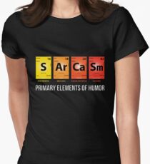 Sarcasm Mendeleev Humor Periodic Elements Women's Fitted T-Shirt