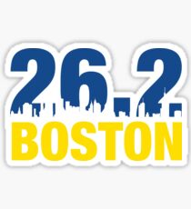 Boston Marathon Sticker