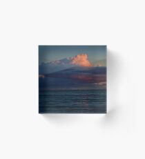Fire Clouds Acrylic Block