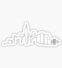 New York City Skyline Sticker