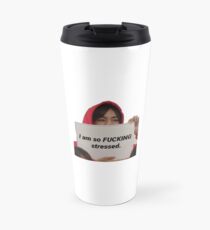 Taza de viaje Estoy tan F ** rey subrayó Tae