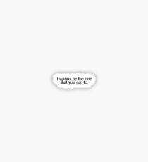 Chris Brown- I Wanna Be Lyrics Sticker
