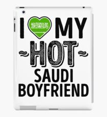 Ich liebe meinen HEISSEN saudischen Freund - niedliches Saudi-Arabien verbindet romantische Liebes-T-Shirts u. Aufkleber iPad-Hülle & Klebefolie