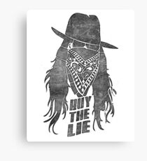 Buy the lie Canvas Print