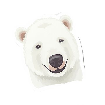 cola the polar bear Sticker for Sale by kawaii-club