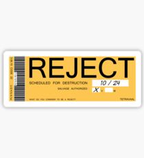 CHAPPIE - Reject Sticker Sticker