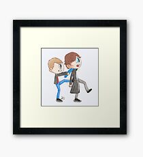John and Sherlock Framed Print