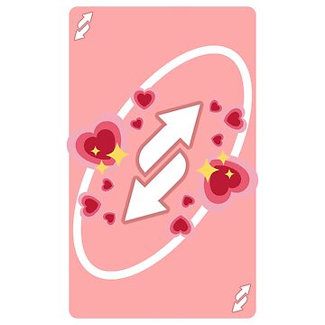UNO reverse heart card | Sticker