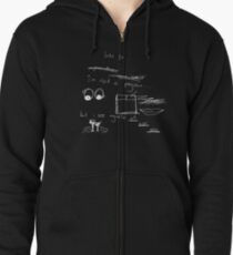 Sudadera con capucha y cremallera En blanco