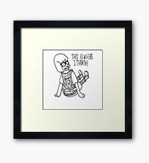 Punk Tina Framed Print