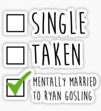 Pegatina Single Tomado Ryan Gosling