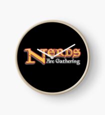 Nerds Are Gathering - Magic The Gathering MTG Spoof Clock