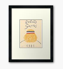Call Me By Your Name Roland Garros 1981 Poster Framed Print